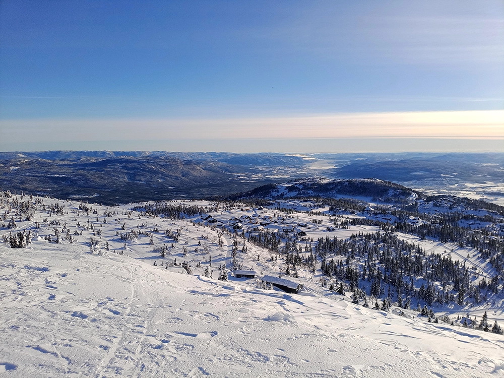 utsikt över norskt fjälllandskap